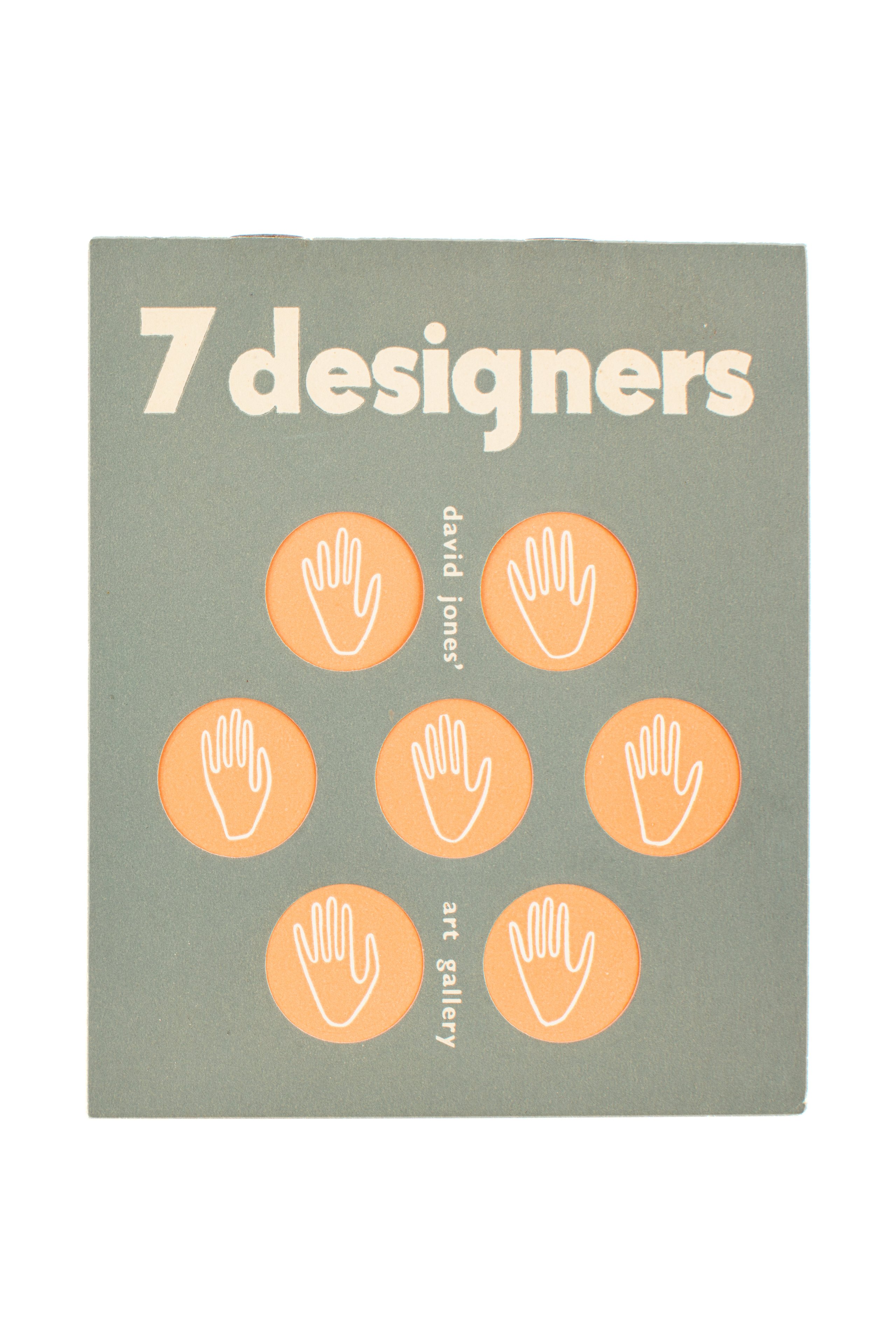 '7 Designers' exhibition catalogue
