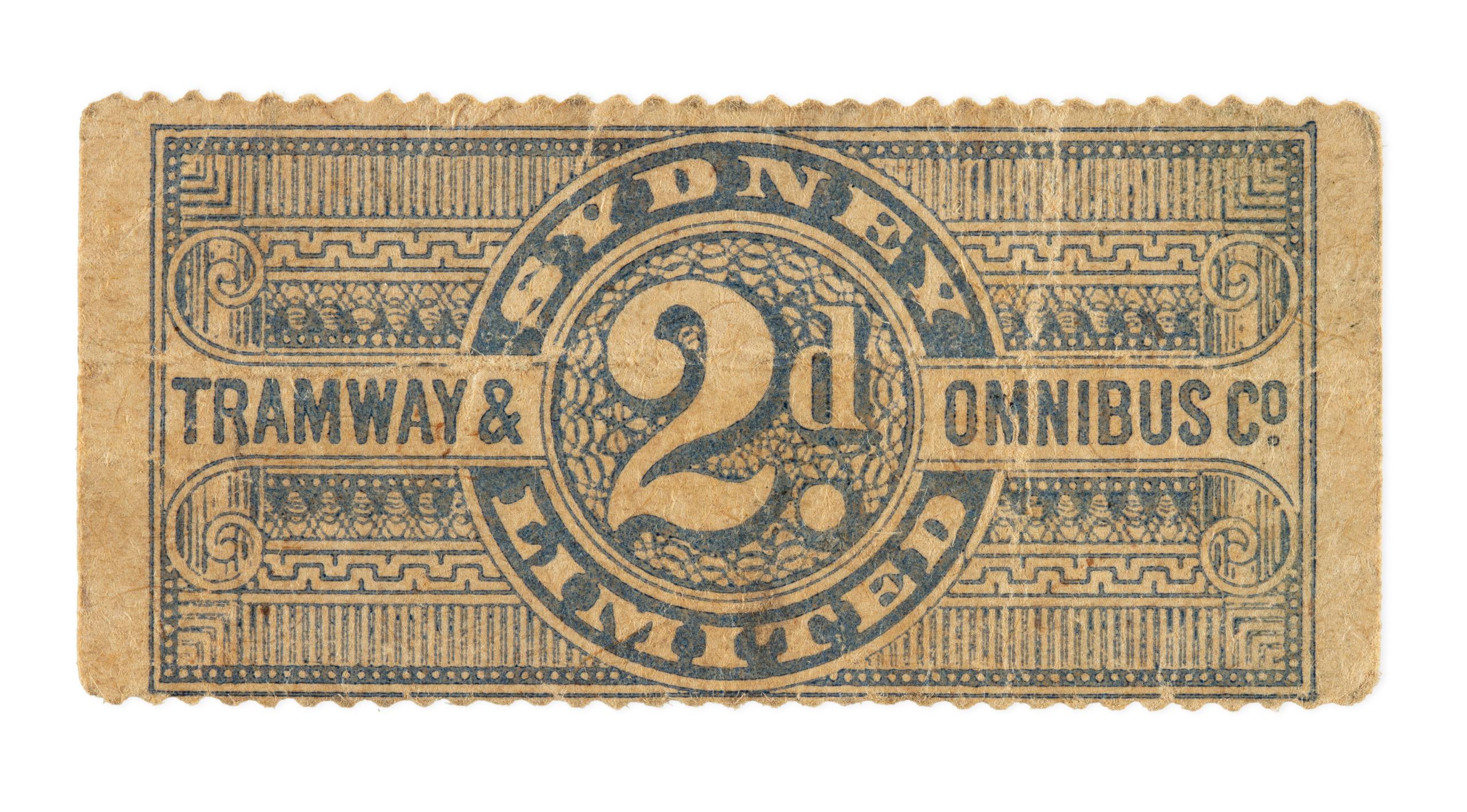 Powerhouse Collection - ⁨Horse-drawn omnibus ticket by Sydney