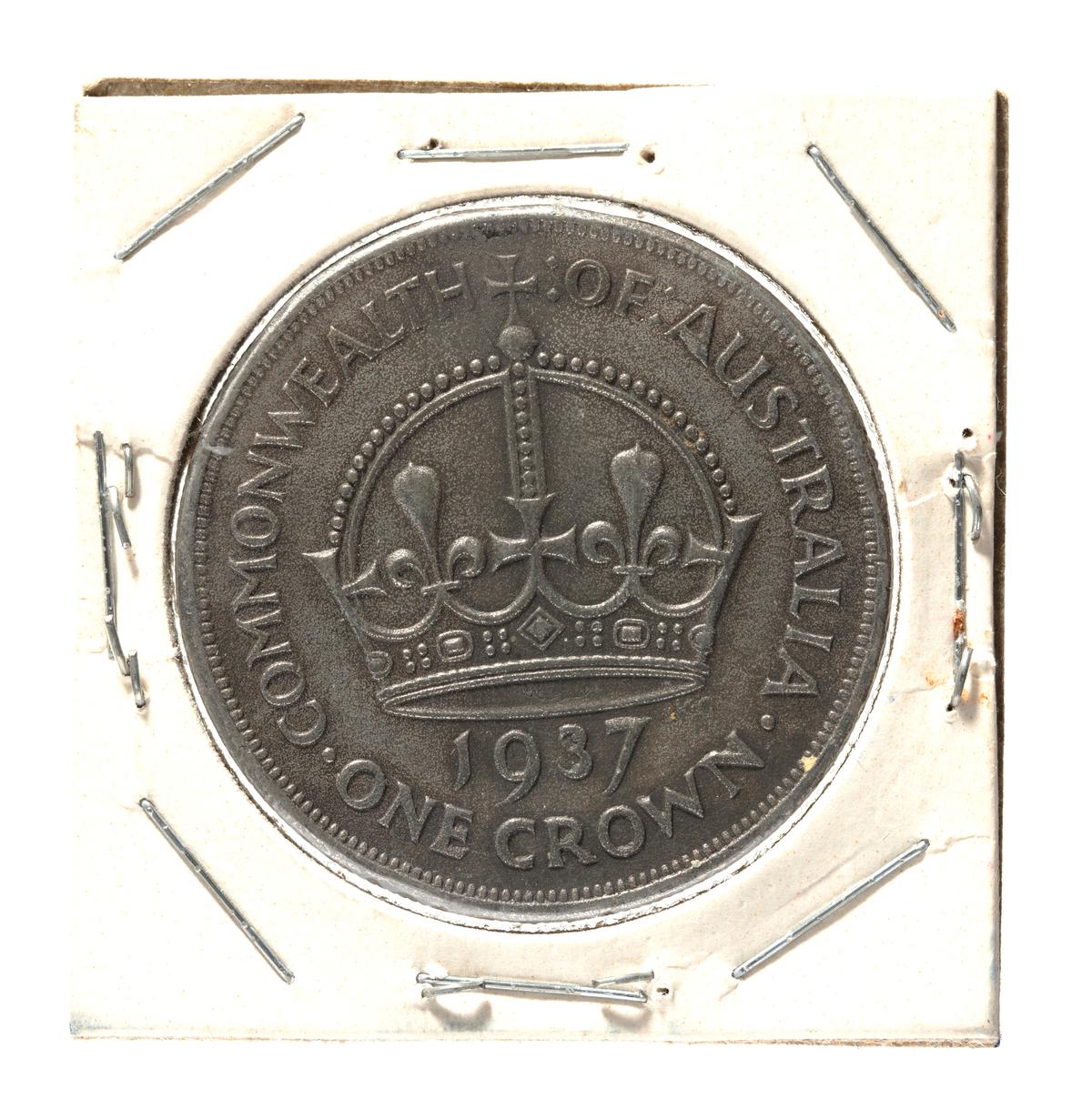 Powerhouse Collection - Australian One Crown counterfeit coin, c. 1937