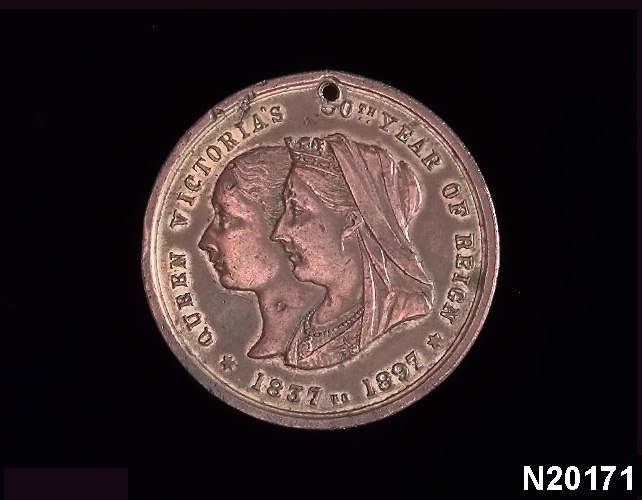 Australian commemorative medal from Gowing Brothers for Queen Victoria Jubilee
