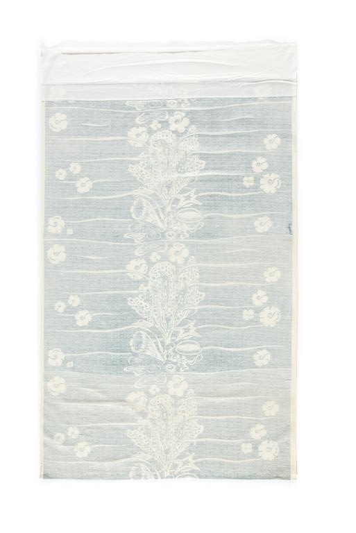 'Seapiece' textile length designed by Frances Burke