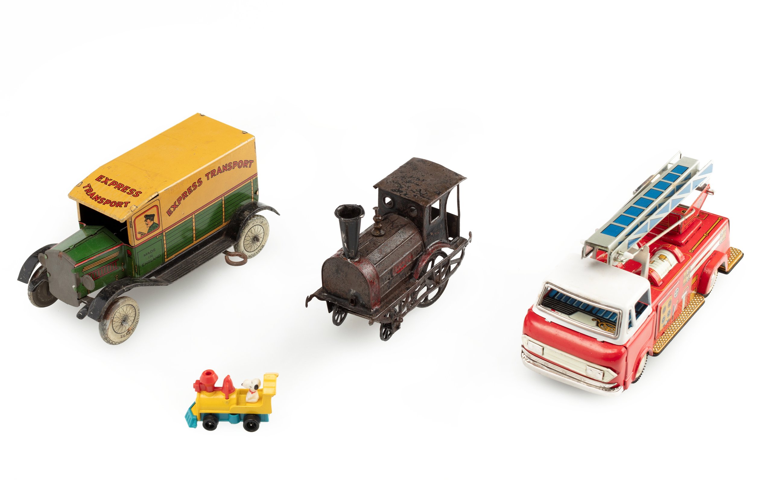 Collection of tin toys