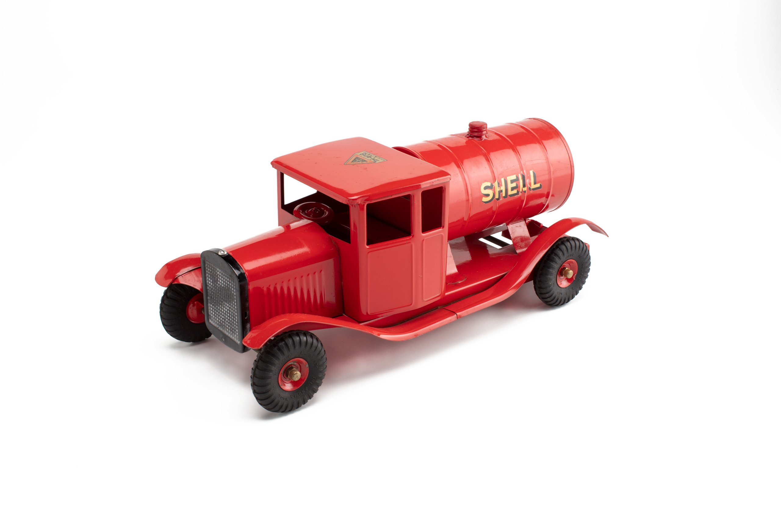 Toy petrol tanker made by Lines Bros