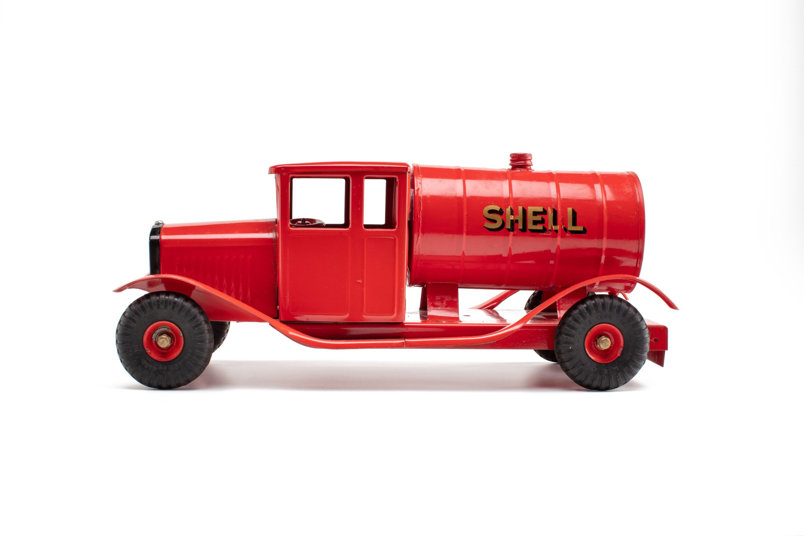 Toy petrol tanker made by Lines Bros