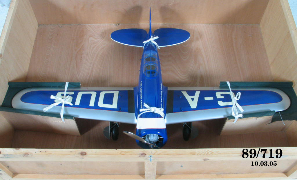 Model of 'Lady Southern Cross' aircraft