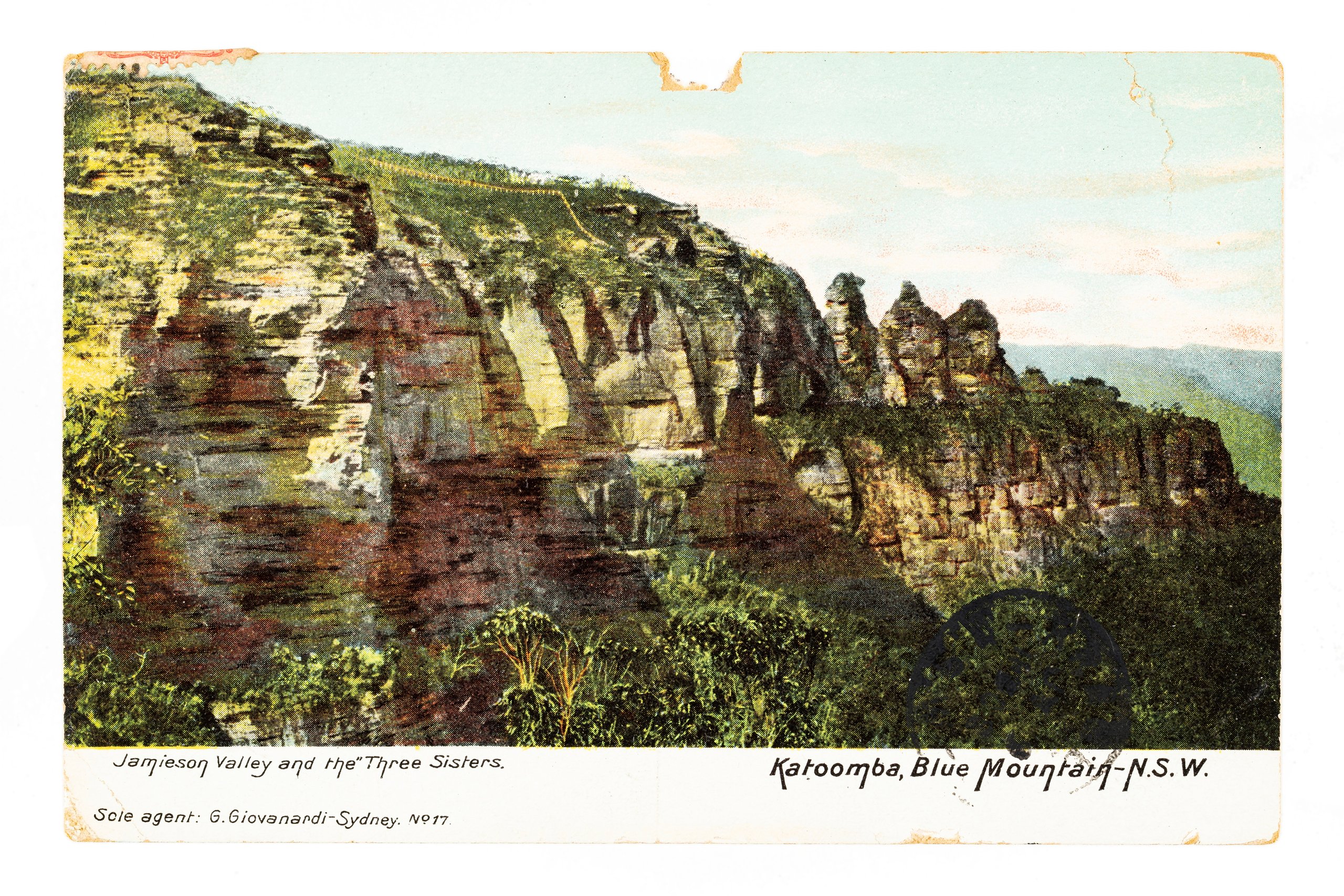 Postcard 'Katoomba, Blue Mountain-NSW'