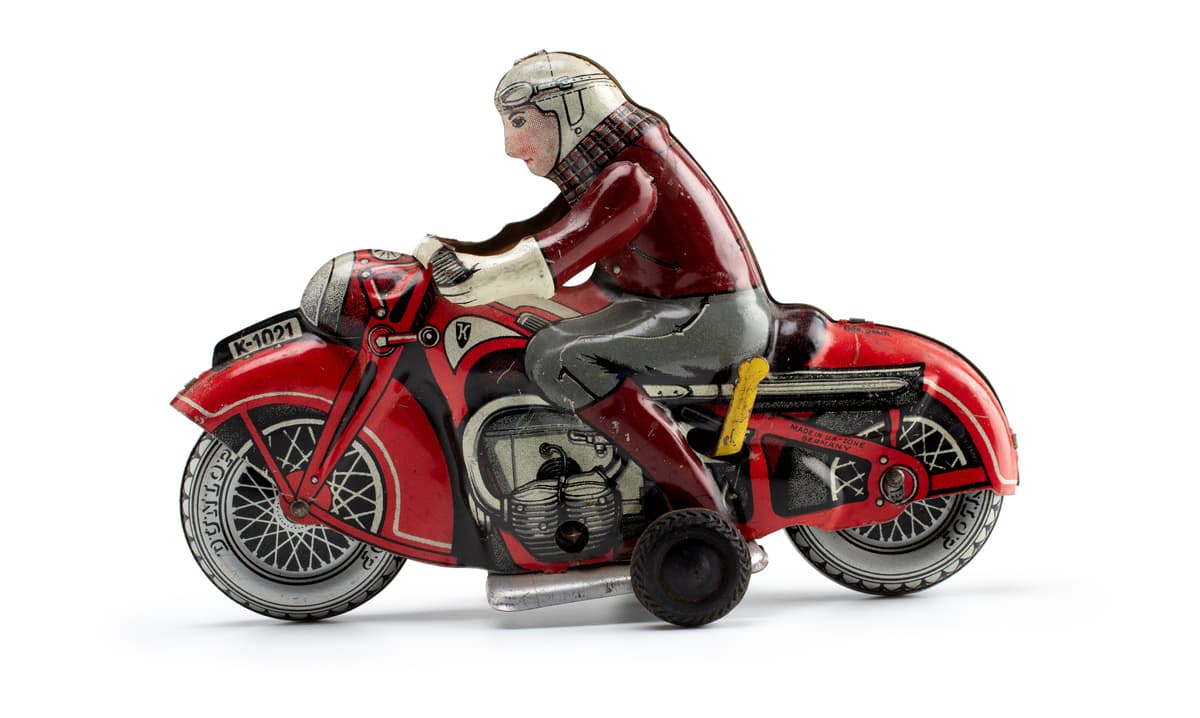 Powerhouse Collection - 'K-1021' toy motorcycle by Huki, 1950