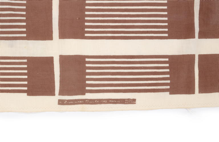 'Cane' textile length design by Frances Burke