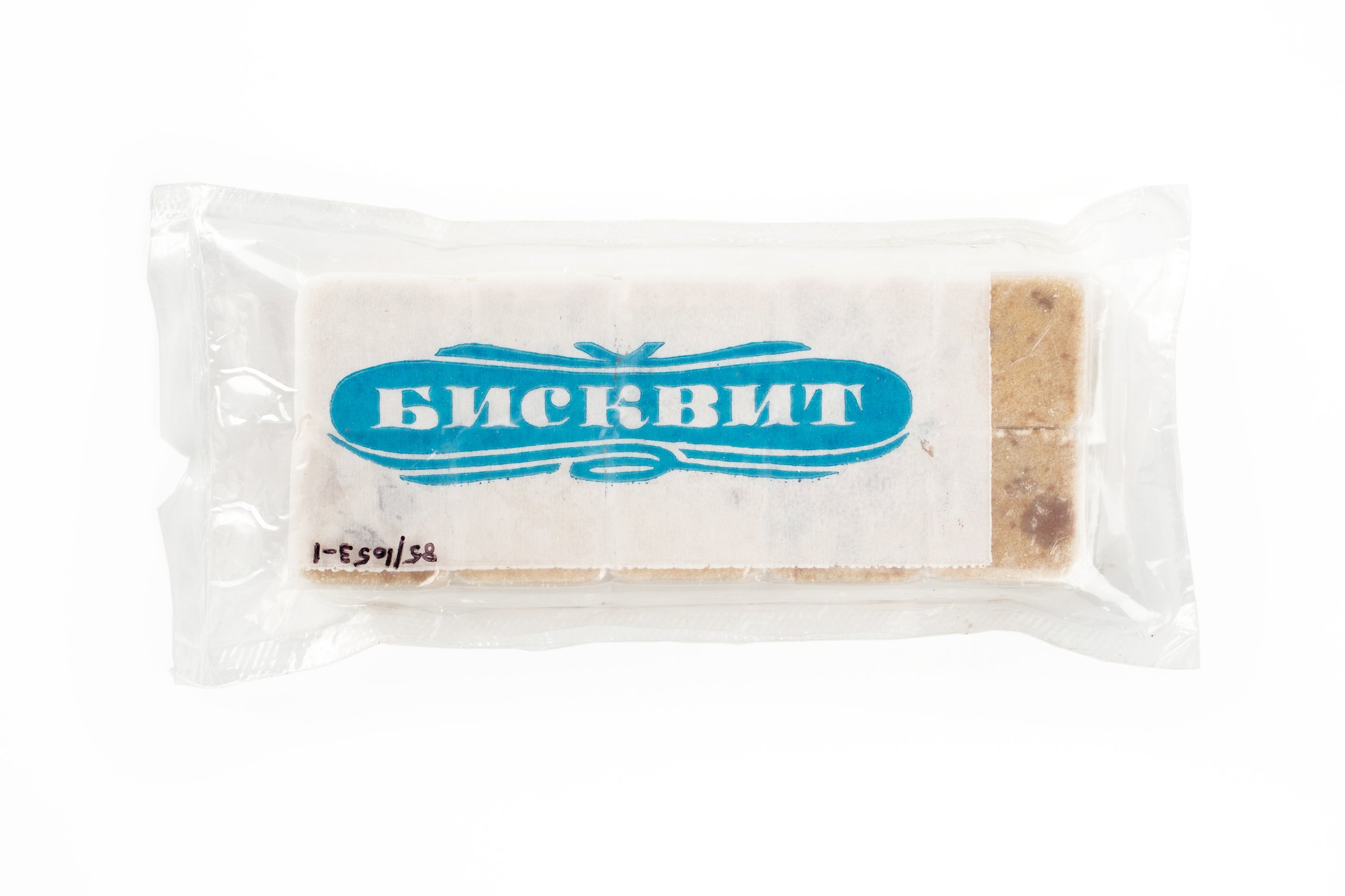 Space food package of biscuit