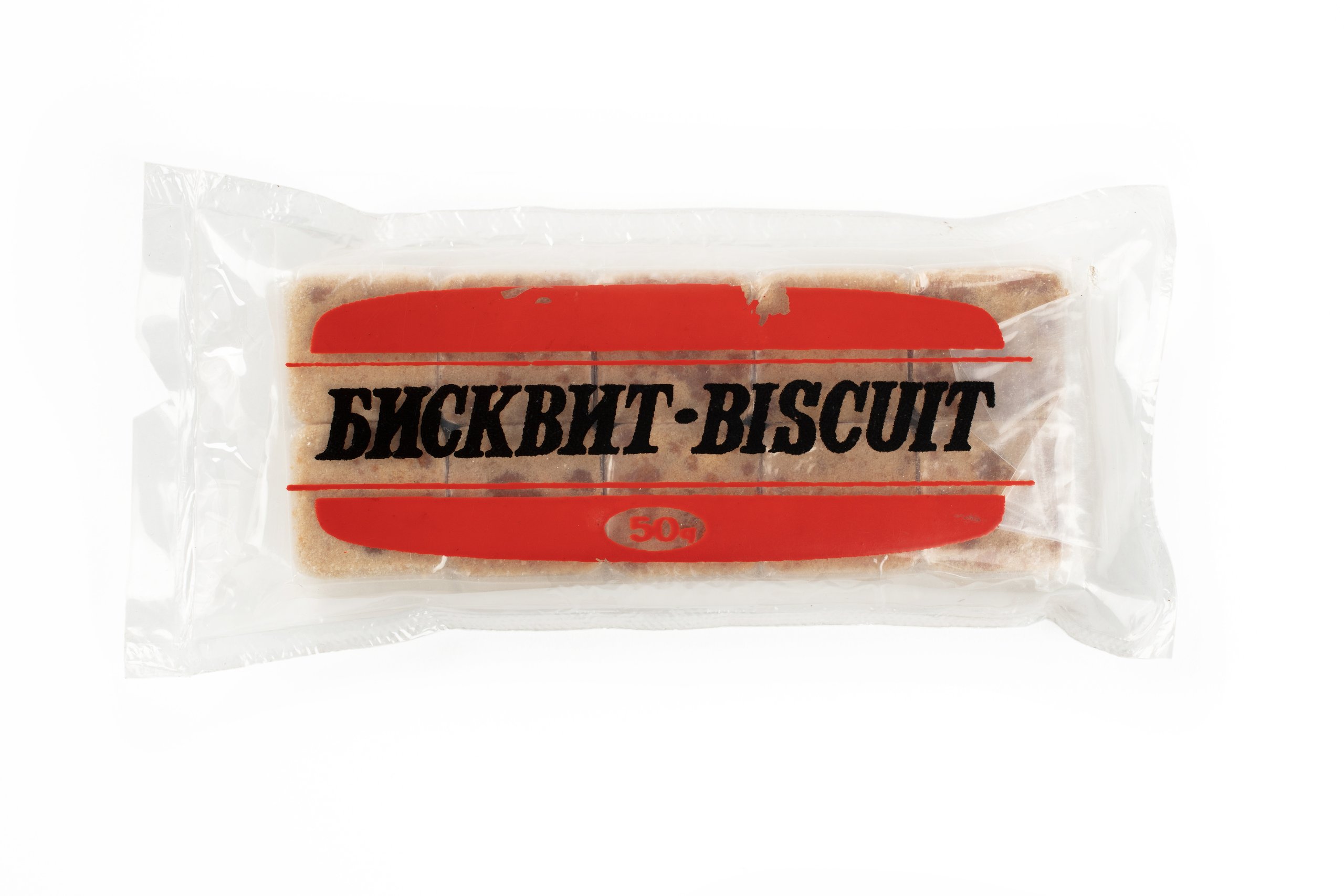 Space food package of biscuit