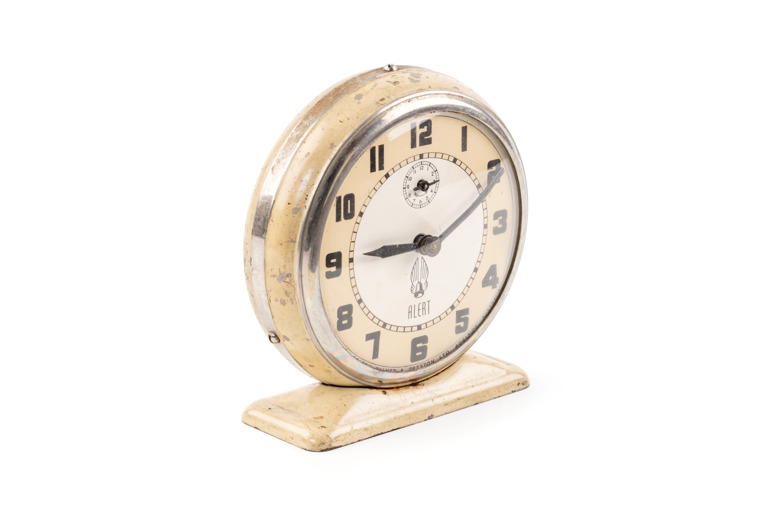 'Alert' alarm clock by Colton, Palmer and Preston Ltd