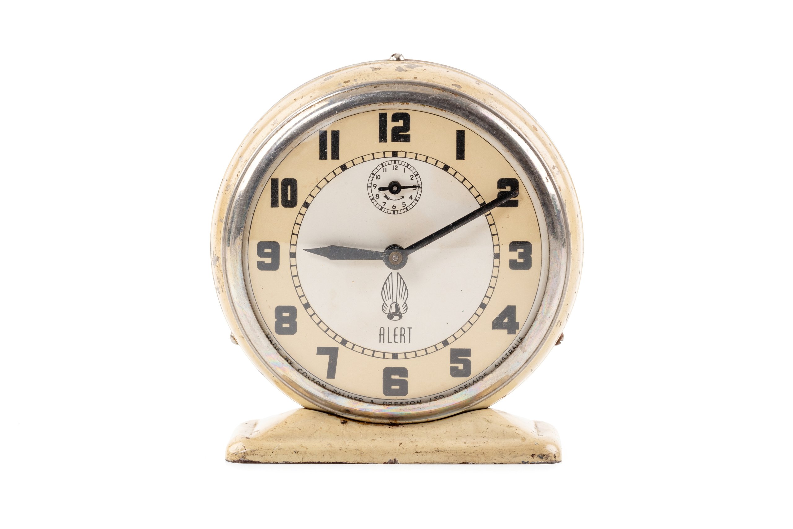 'Alert' alarm clock by Colton, Palmer and Preston Ltd