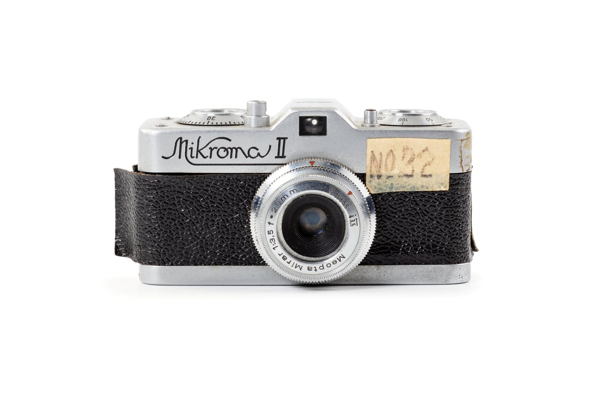 Miniature 'Mikroma II' camera made by ... - Powerhouse Collection