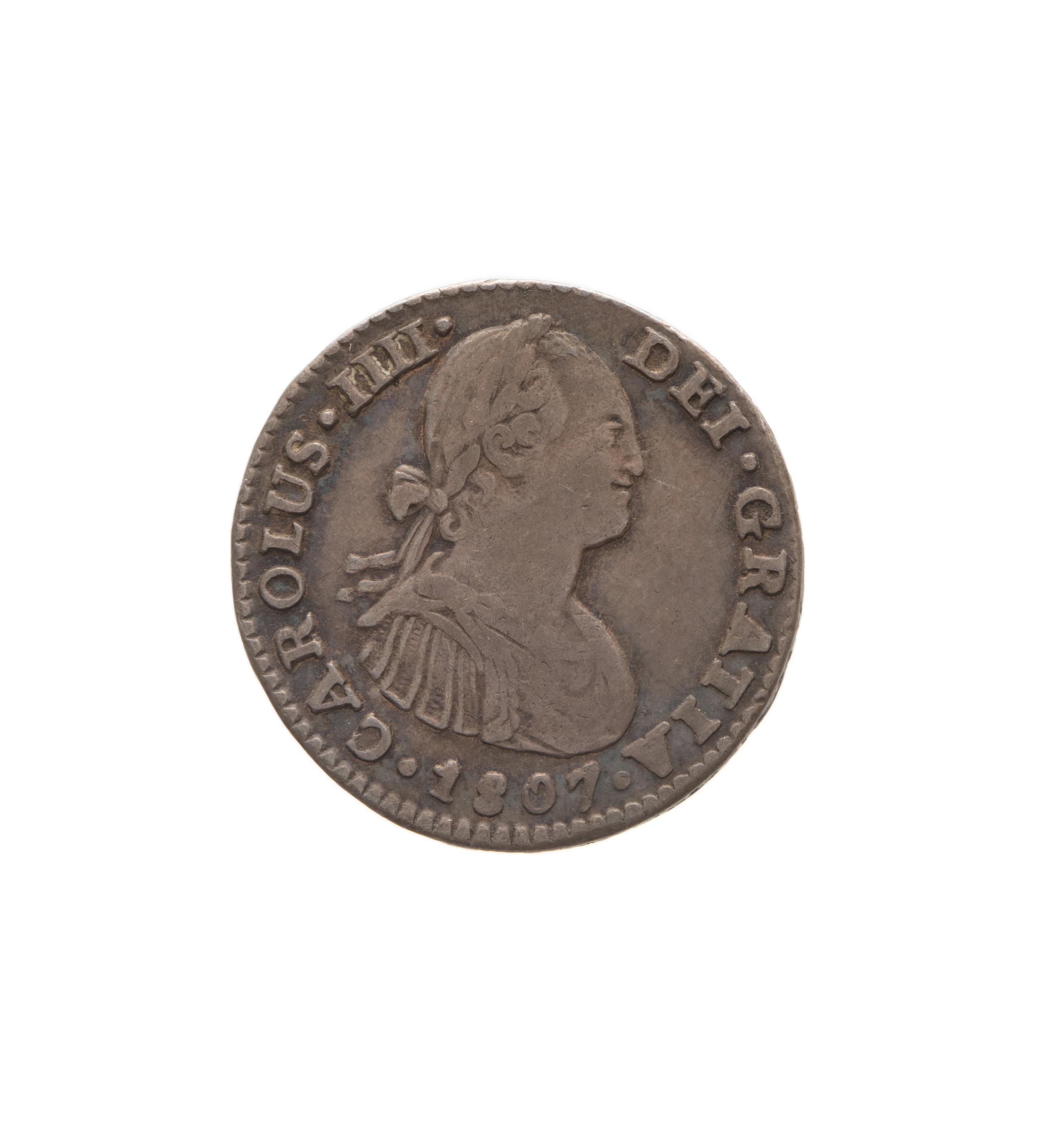 Powerhouse Collection - Spanish One Reale coin, 1807