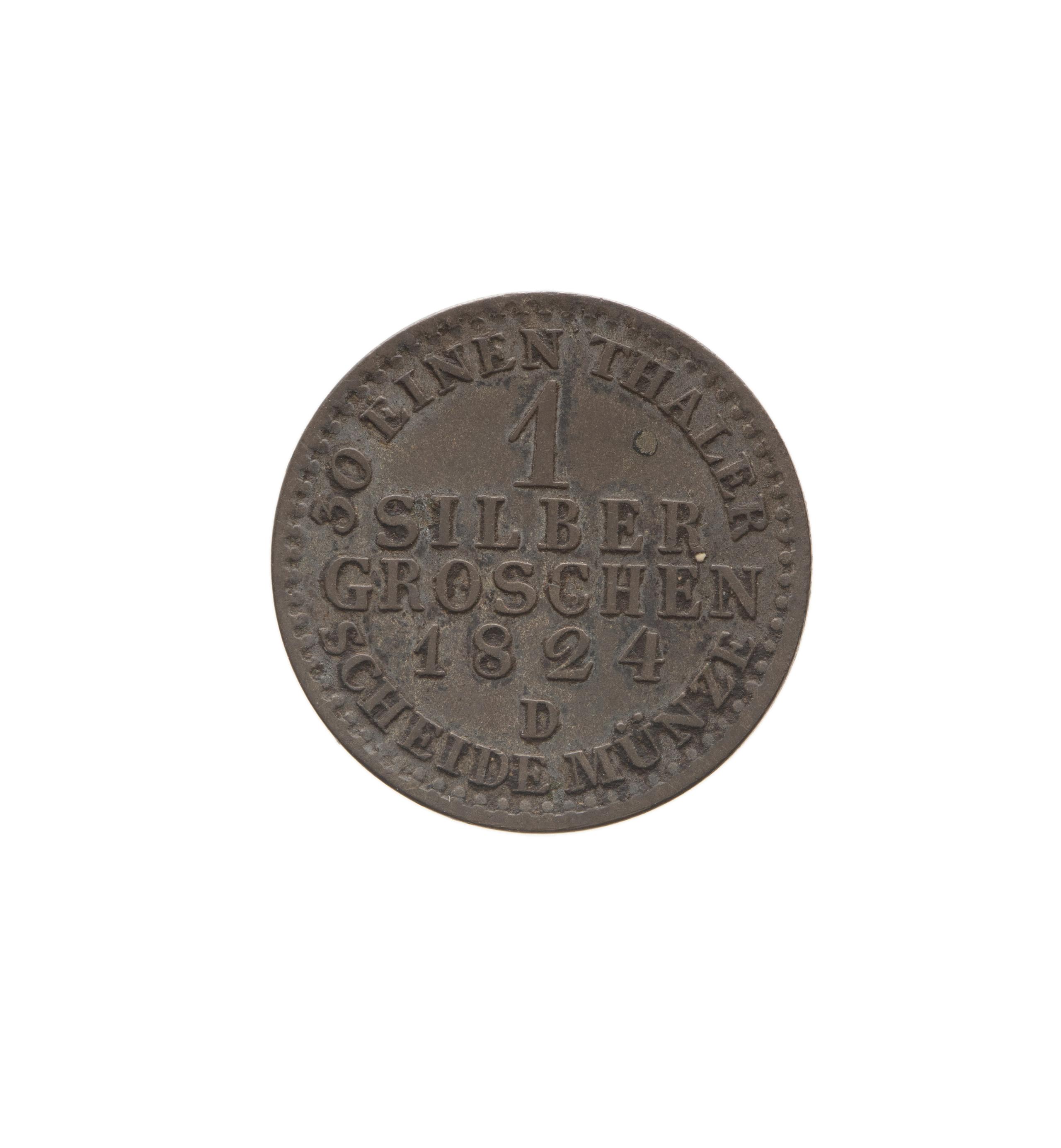 Powerhouse Collection - German One Groschen coin, 1824