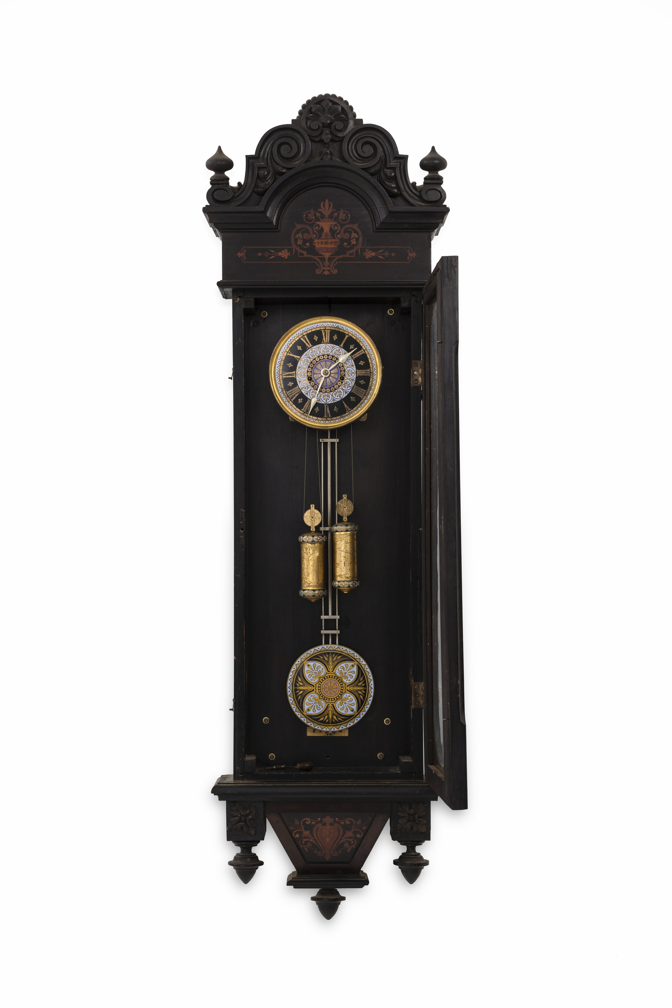 Wall clock by Gustav Becker