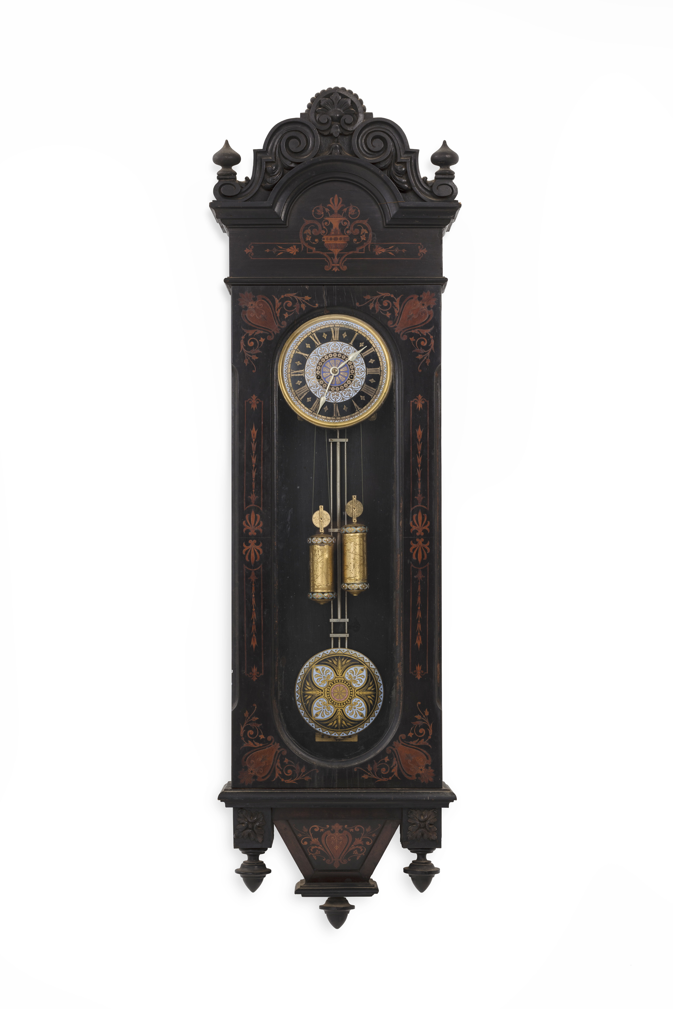 Wall clock by Gustav Becker