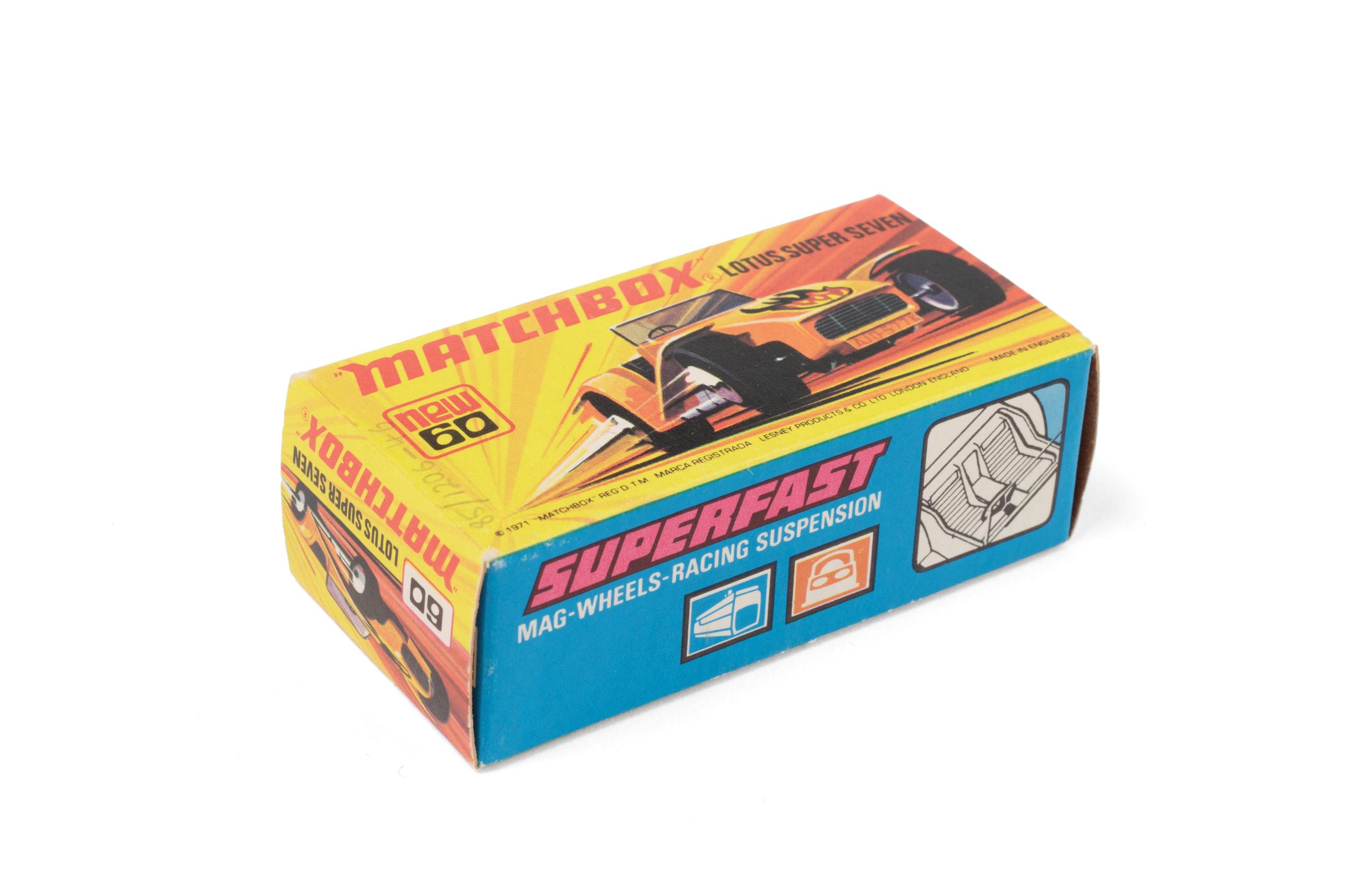 Powerhouse Collection - Box for 'Lotus Super Seven' Matchbox toy