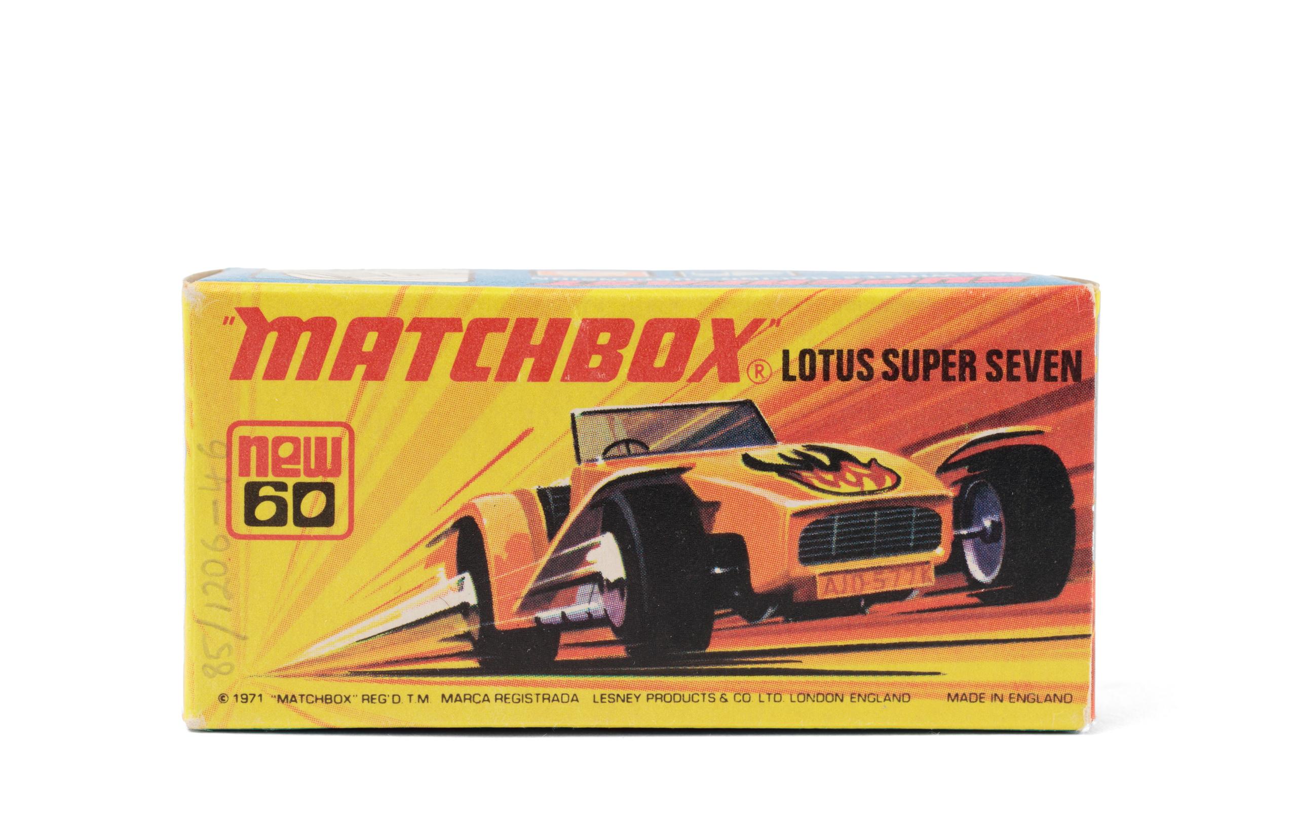 Powerhouse Collection - Box for 'Lotus Super Seven' Matchbox toy