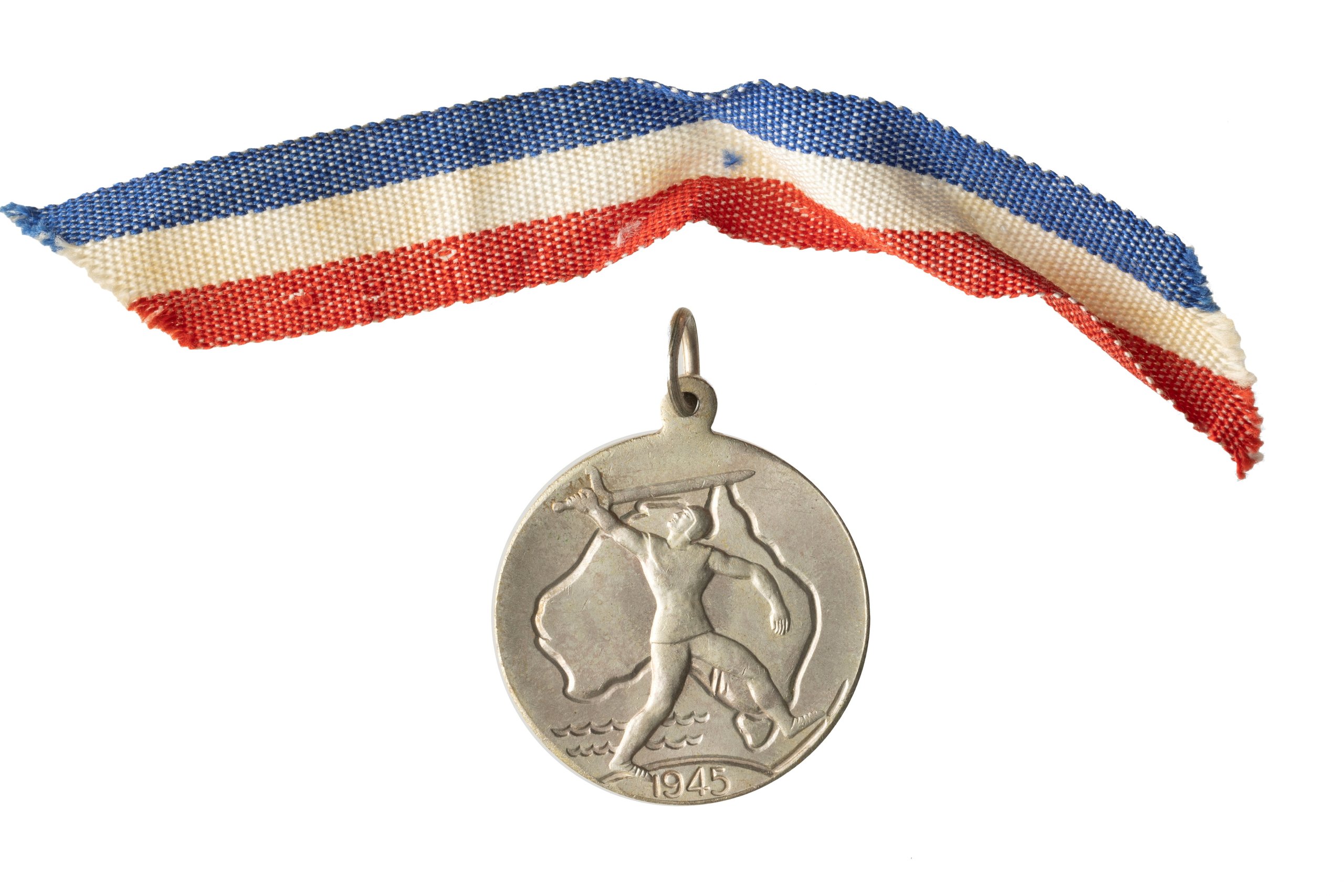School Childrens Victory medal commemorating the end of WW II in Europe