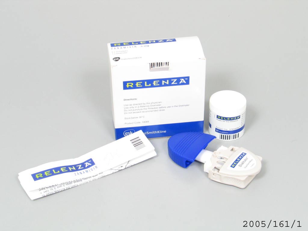Relenza Zanamivir influenza treatment drug kit