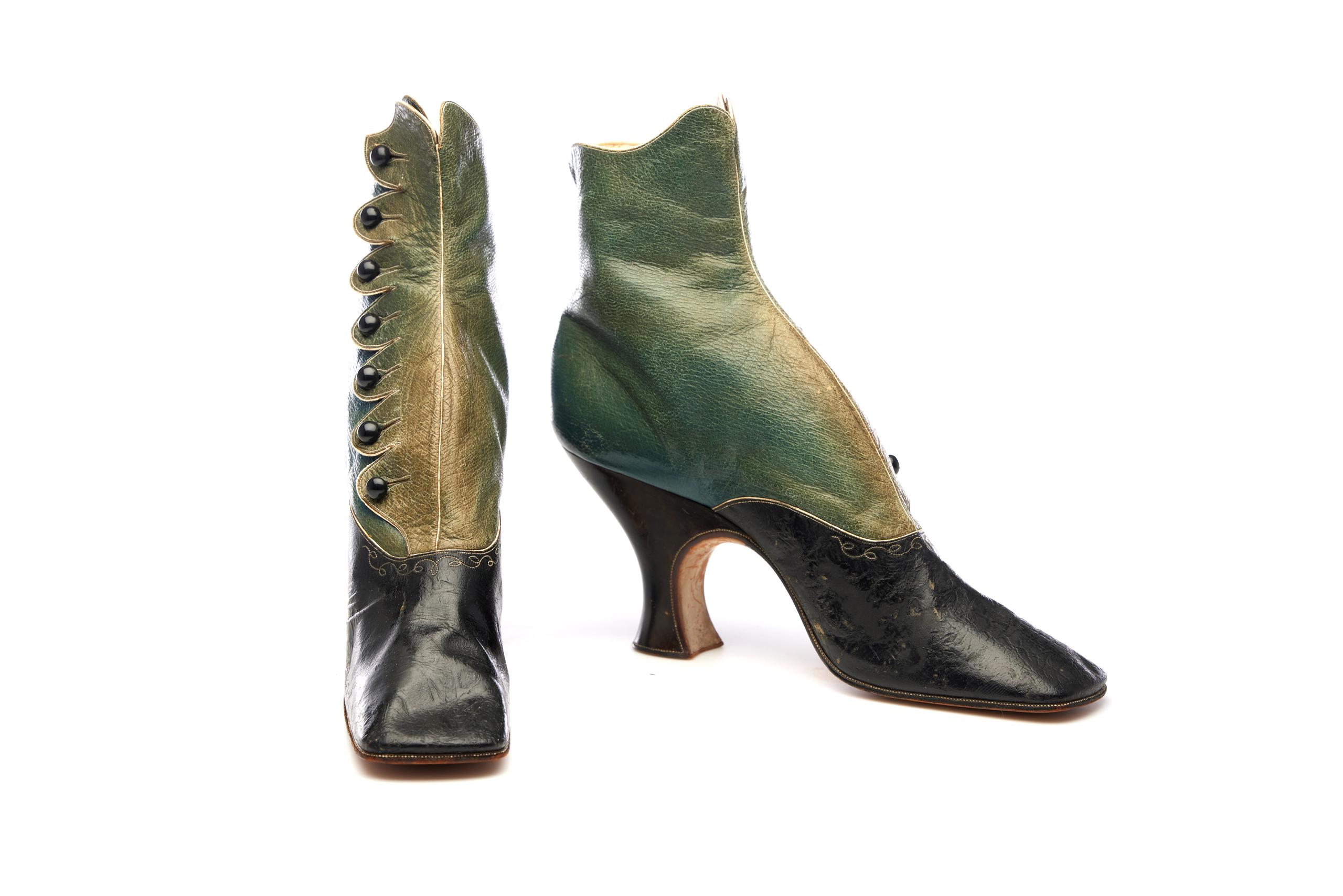 Reproduction victorian button boots store