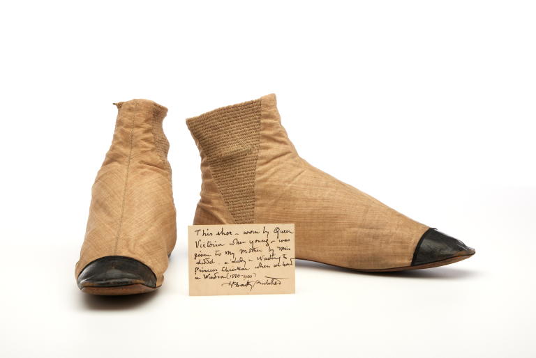 Pair of boots worn by Queen Victoria