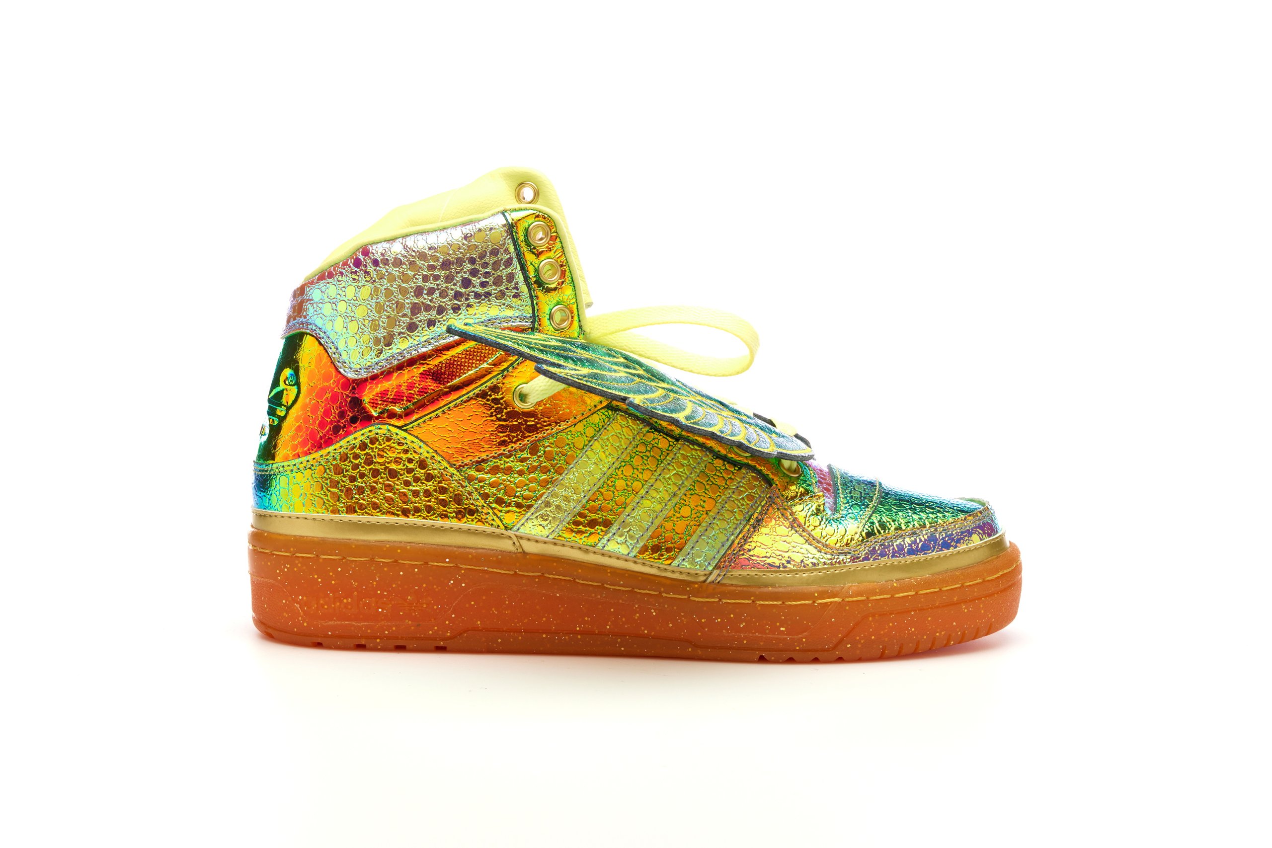 Pair of 'JS Wings' sneakers designed by Jeremy Scott