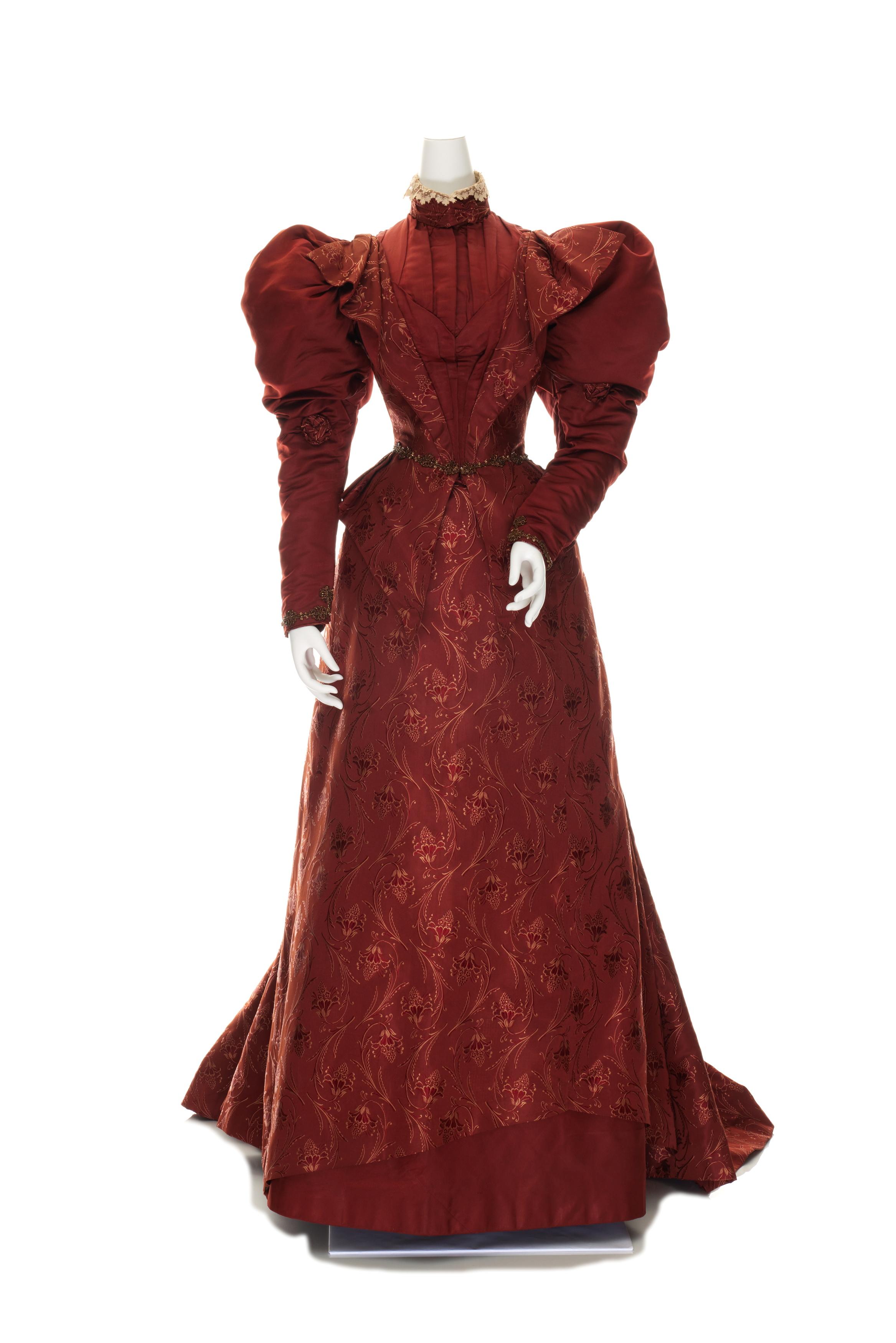 1890s day dress cheap