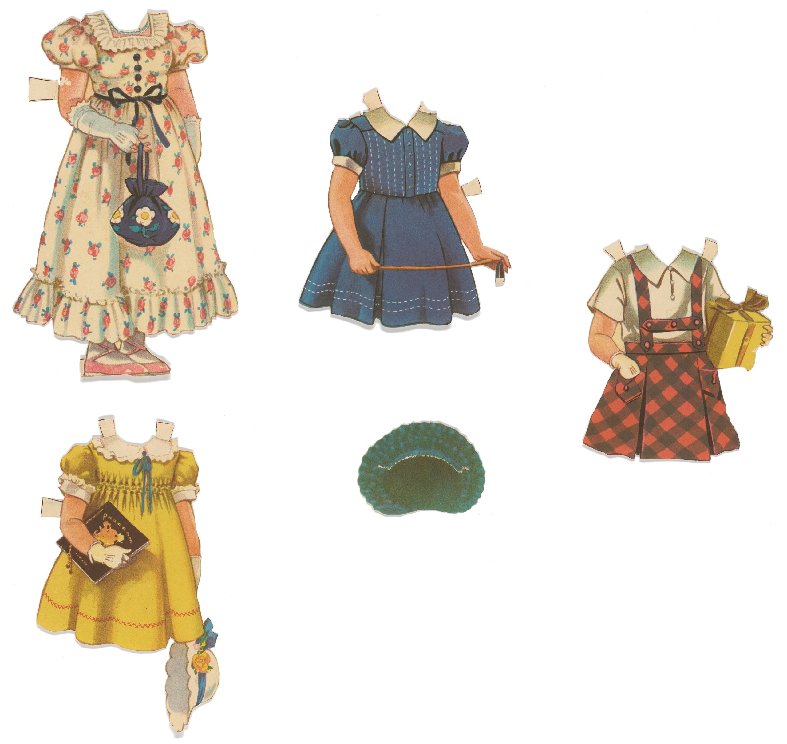 'The Princess Paper Doll Book' paper dolls featuring Queen Elizabeth and Princess Margaret