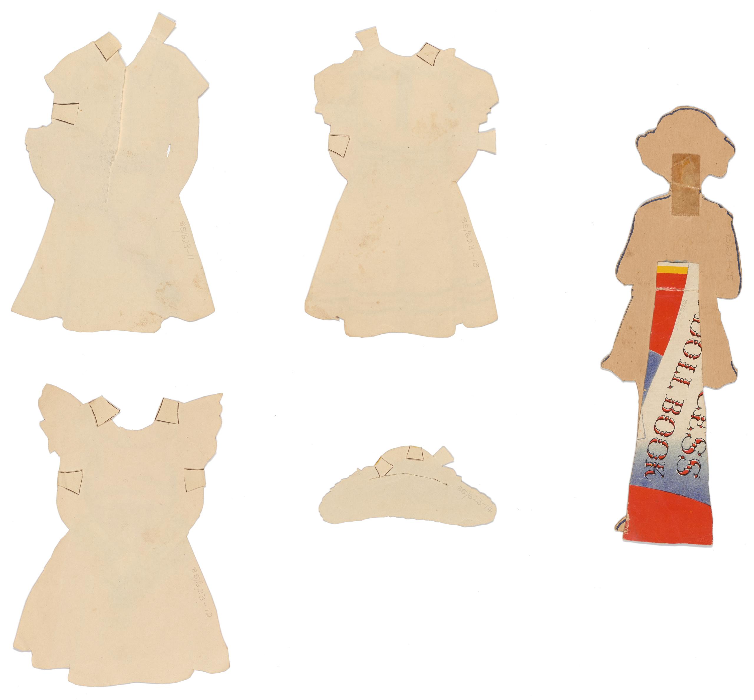 'The Princess Paper Doll Book' paper dolls featuring Queen Elizabeth and Princess Margaret