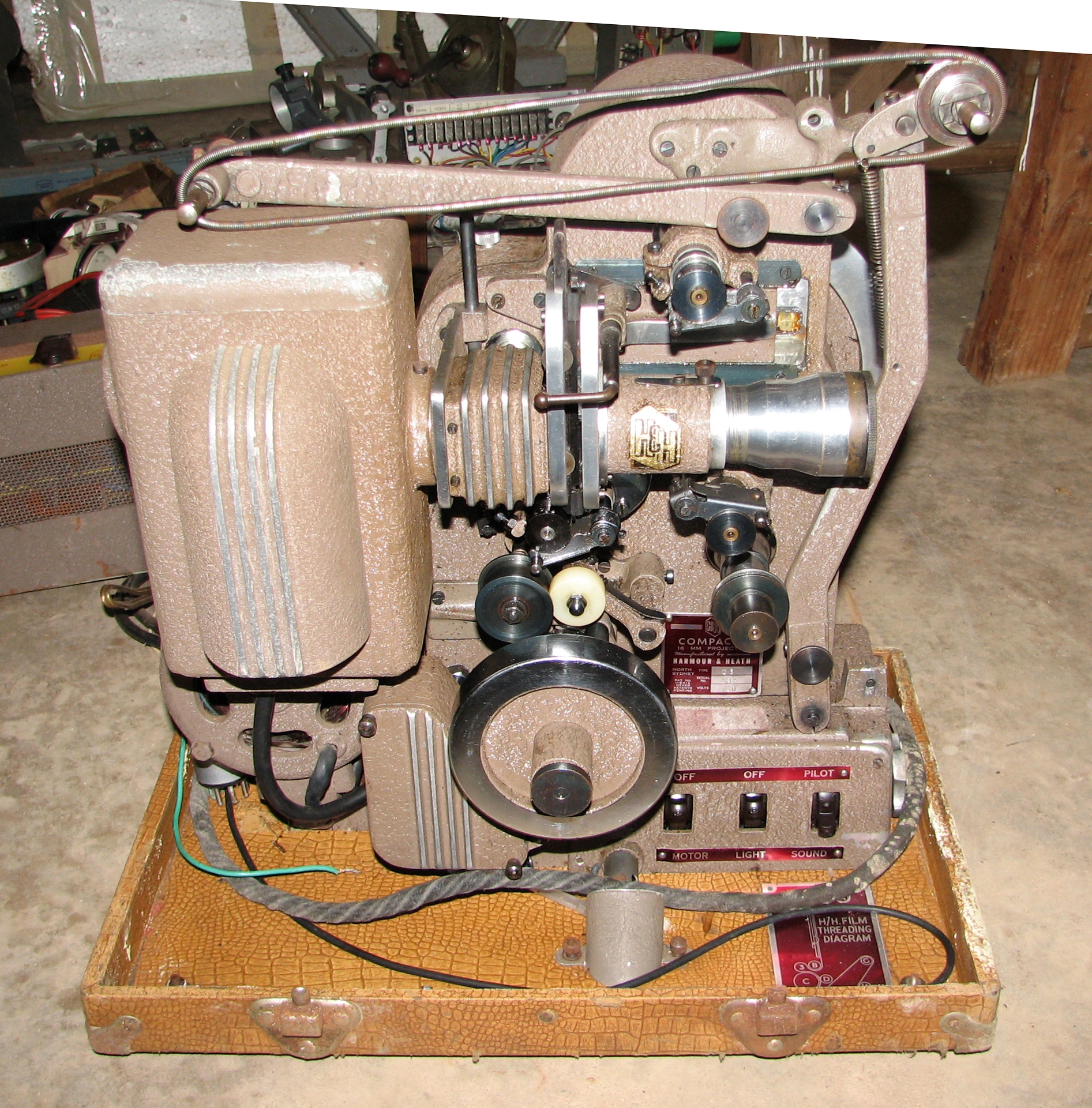 Harmour & Heath motion picture projector