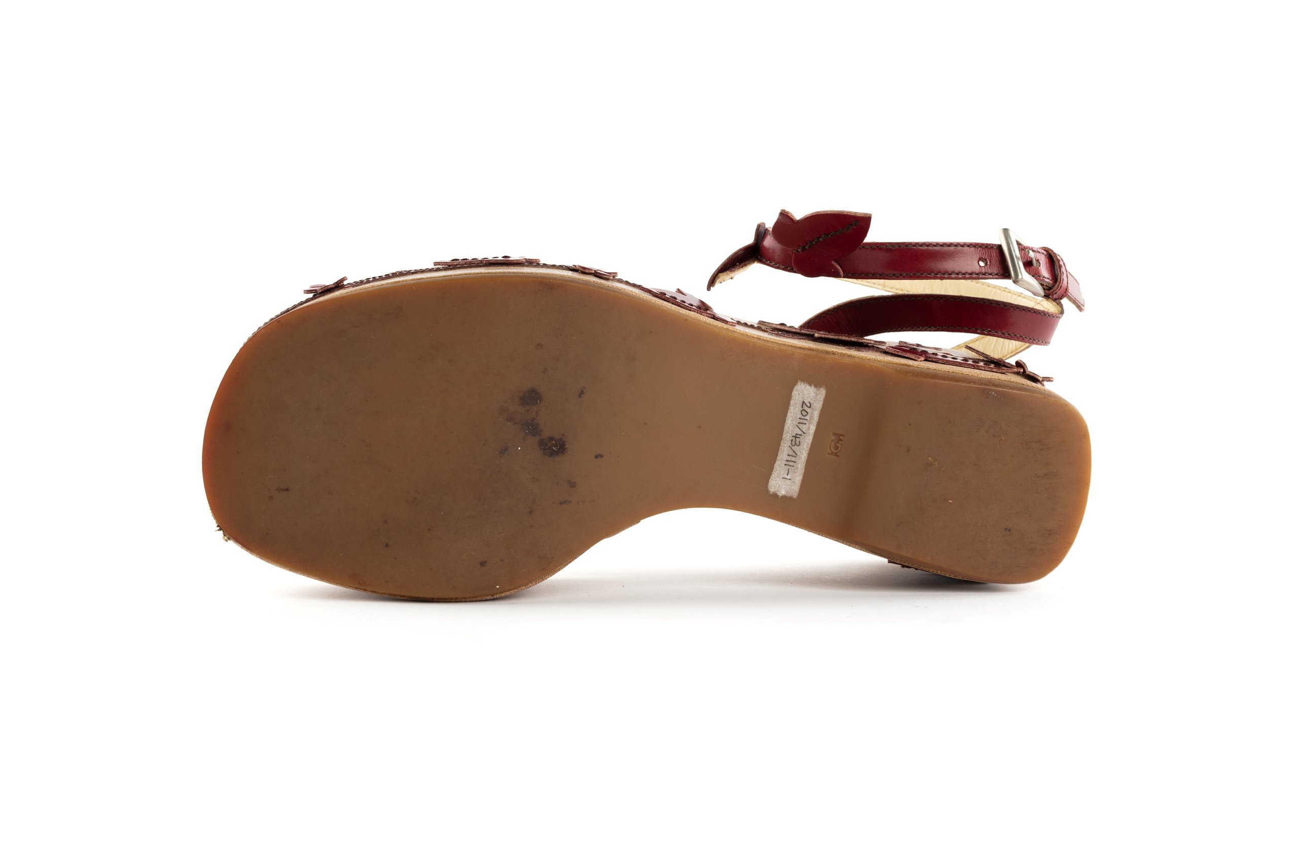 Pair of sandals by Prada worn by Catherine Martin