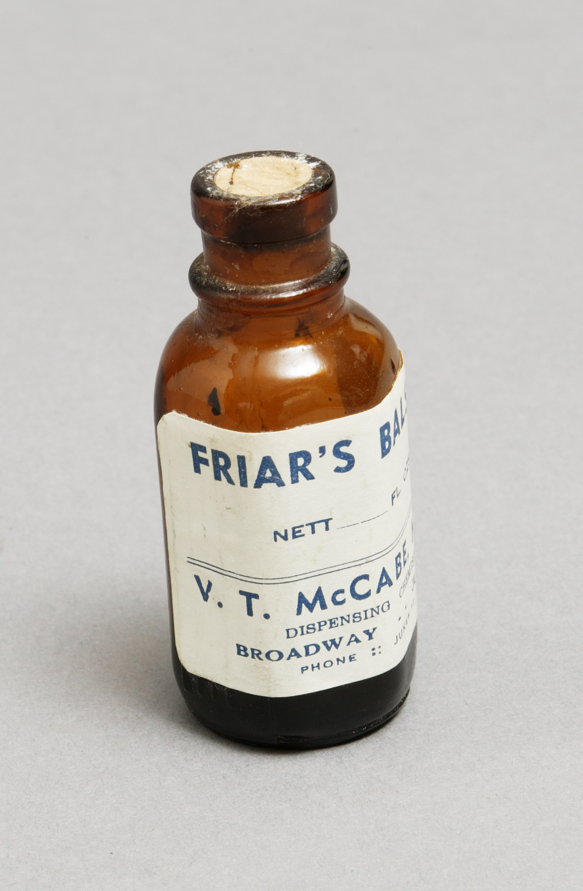 Friar's Balsam medicine bottle
