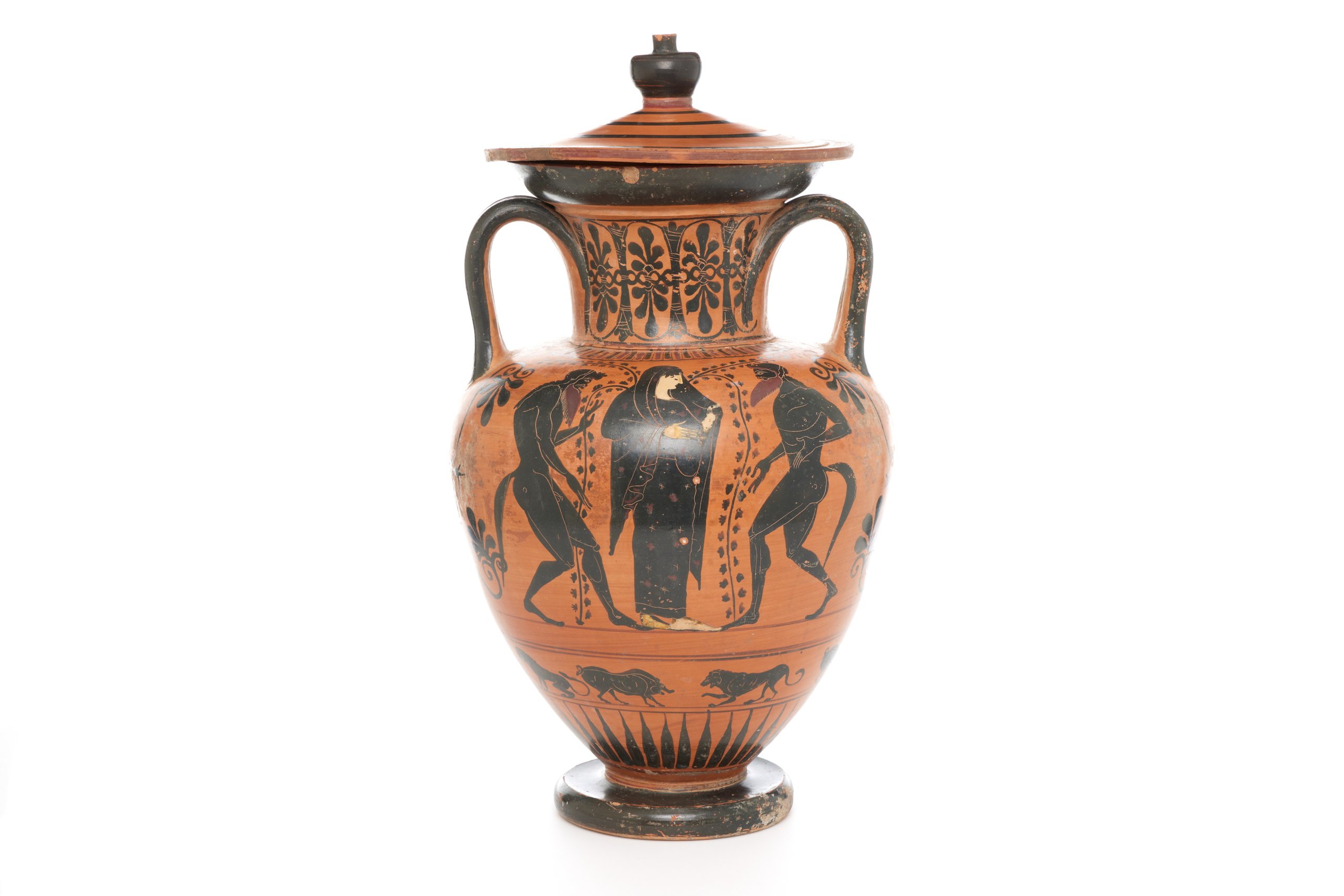 Attic black figure amphora