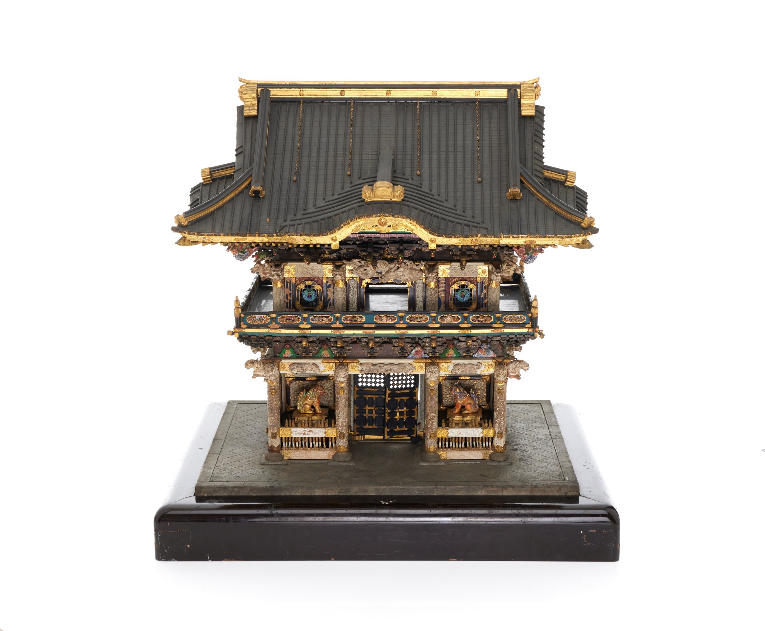 Architectural model of Yomeimon Gate at Toshogu Shrine, Nikko