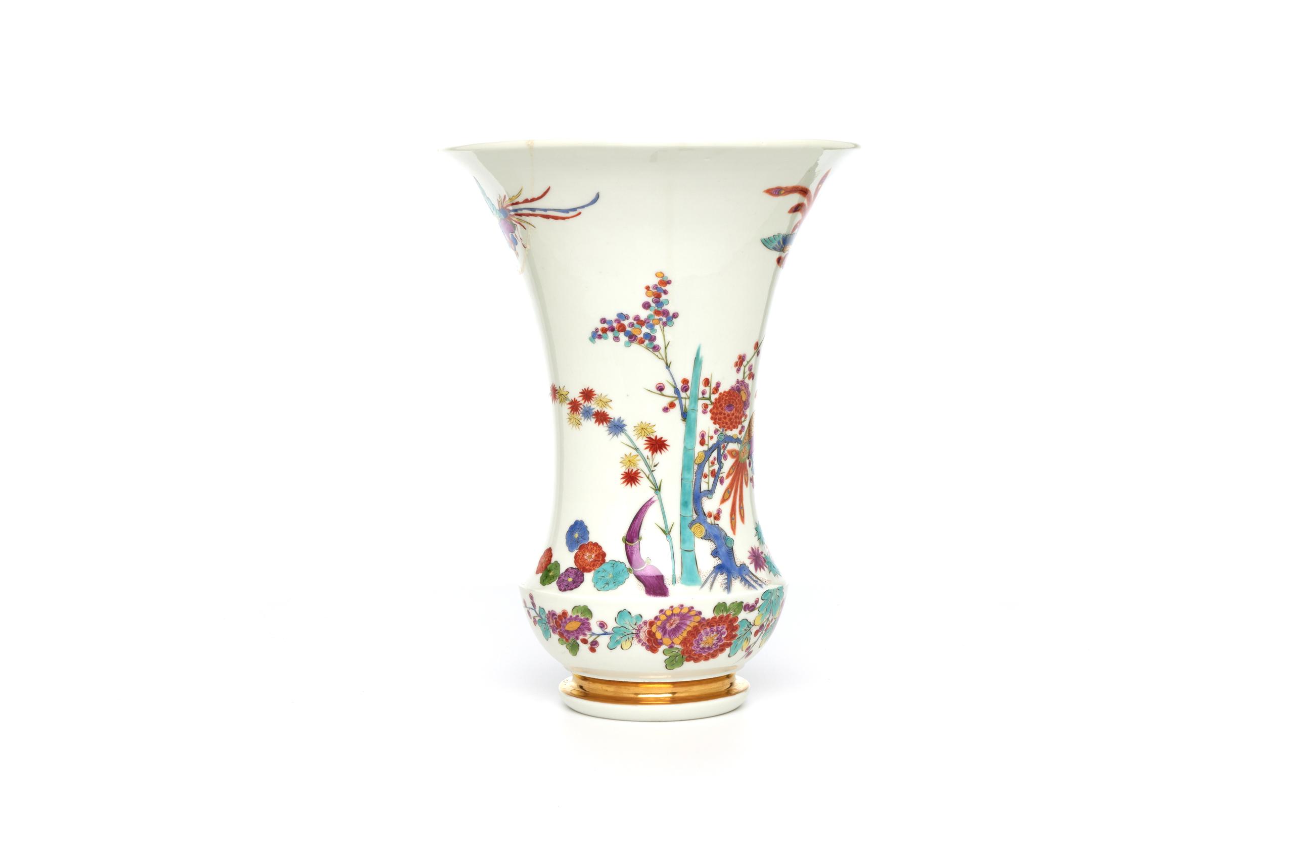 Powerhouse Collection - Meissen ware vase probably painted by