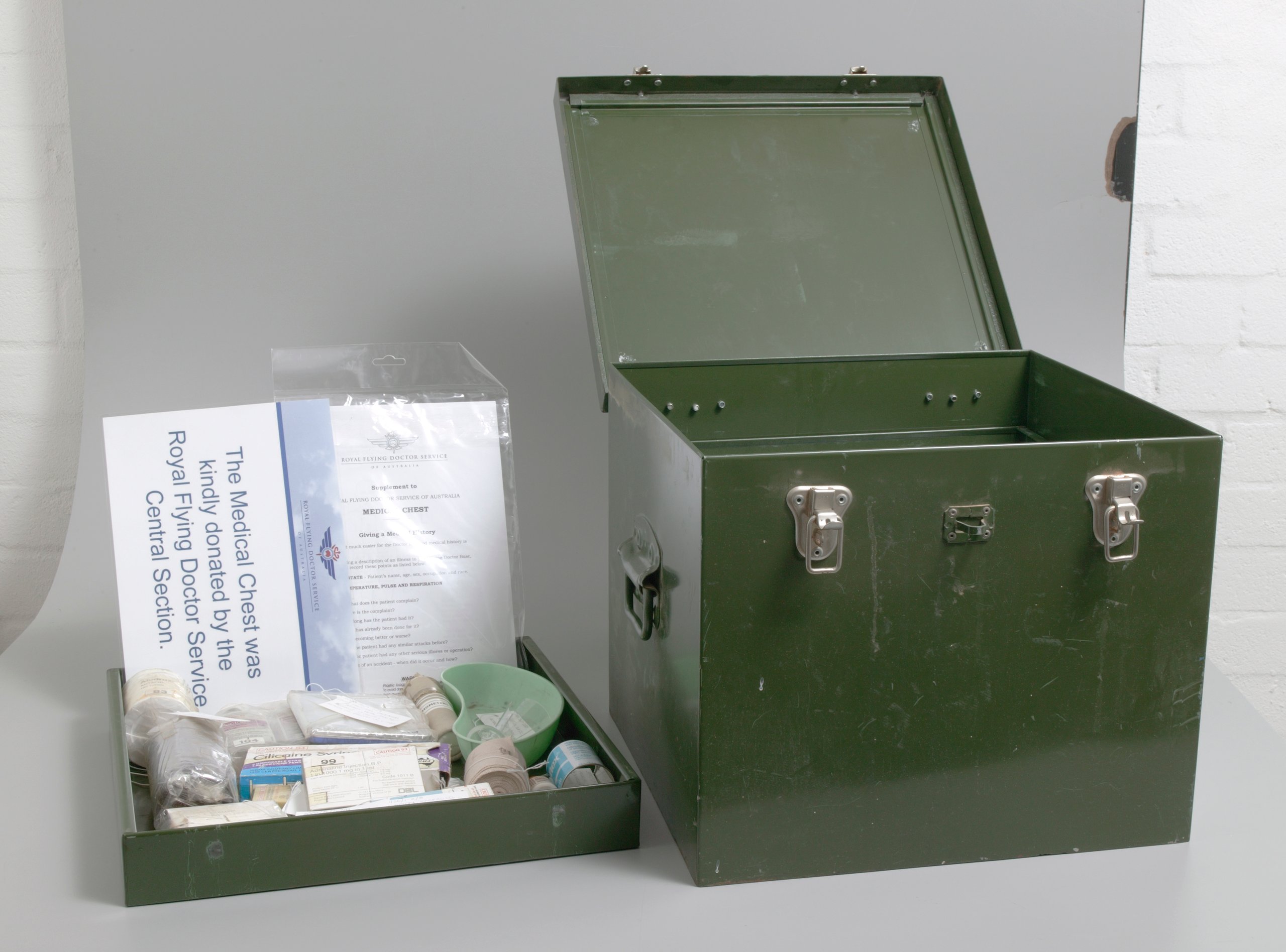Medical chest and contents