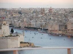 Stunning Townhouse with Panoramic Grand Harbour Views in Valletta