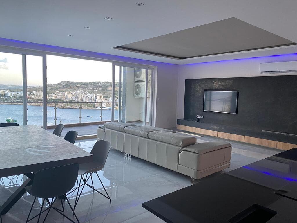 3 Bedroom Apartment for Long Let in Xemxija - €2,500/month