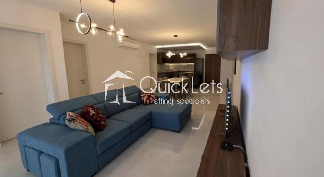 2 Bedroom Ensuite Apartment for Long Let in Mosta - €1,800/month