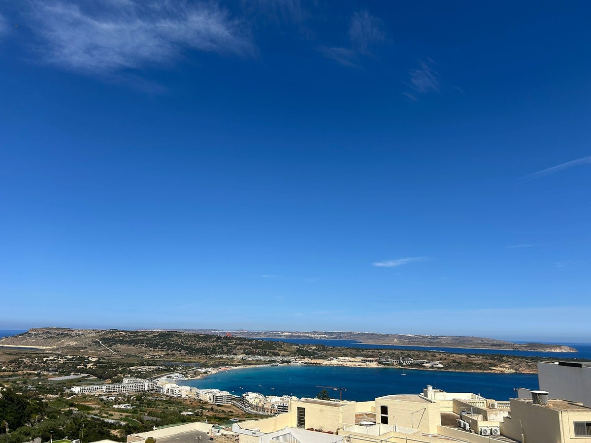 Luxury Fully Furnished Terraced House with Stunning Sea Views in Mellieha