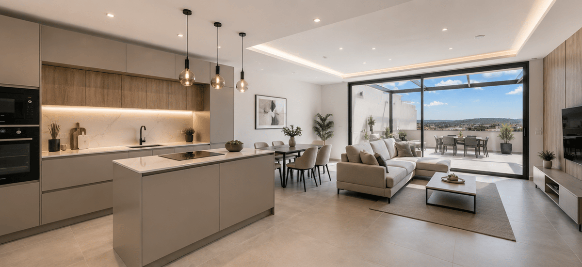 Beautiful Modern 2-Bedroom Penthouse with A Large Terrace in Gharghur photo 2