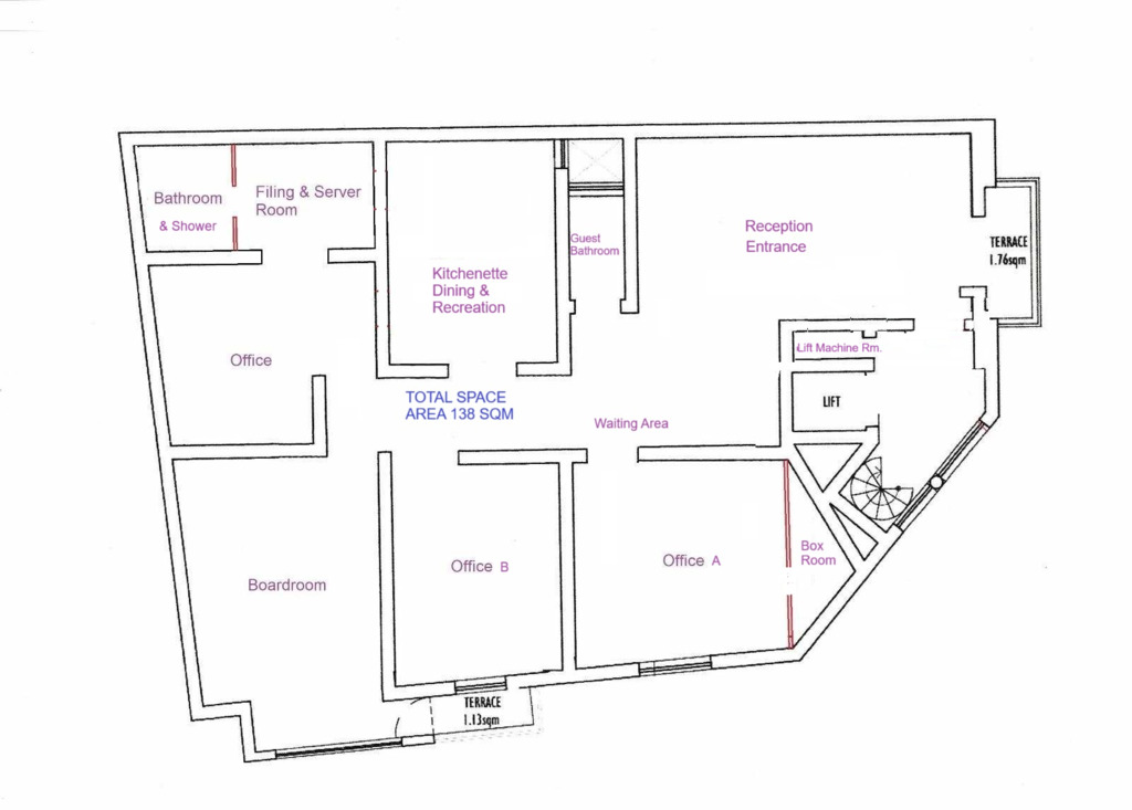Office for Long Let in Iklin - €1,500/month photo 7
