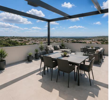 3 Bedroom Ensuite Penthouse for Long Let in Għargħur - €3,250/month