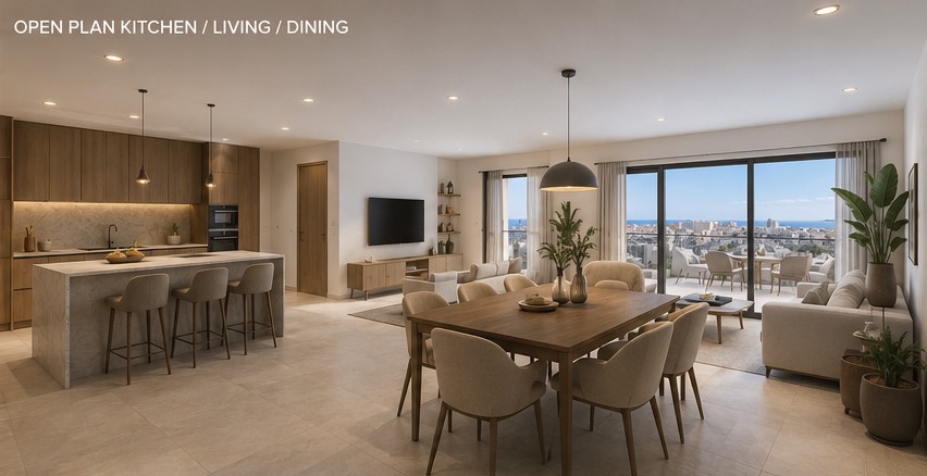Magnificent 156 sqm 3-Bedroom Penthouse with A Large Terrace in Qawra photo 2