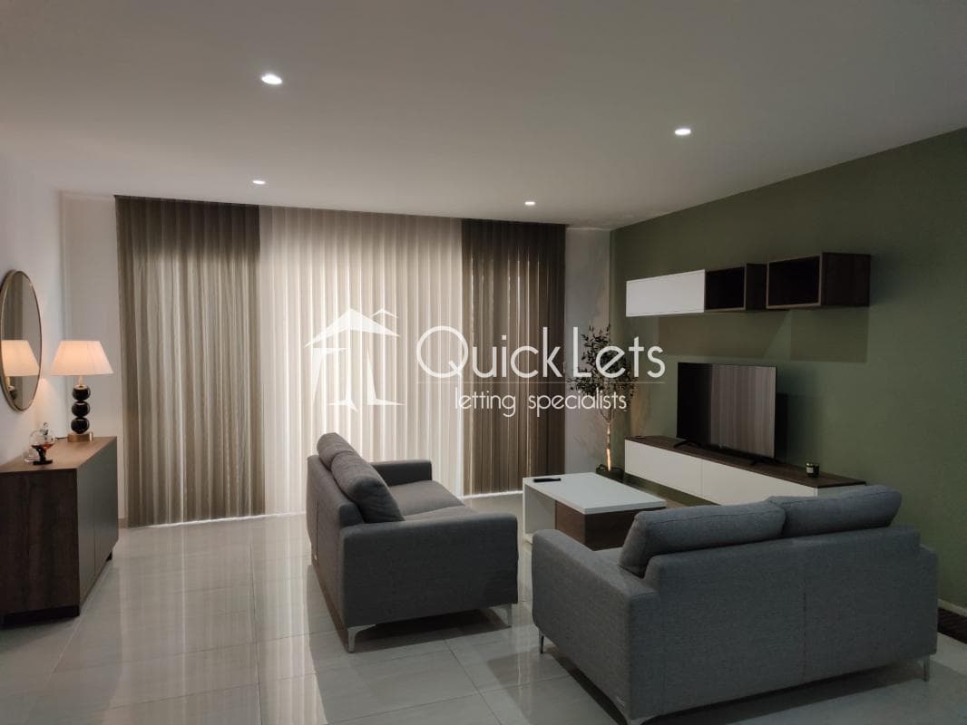 3 Bedroom Ensuite Apartment for Long Let in Lija - €1,800/month