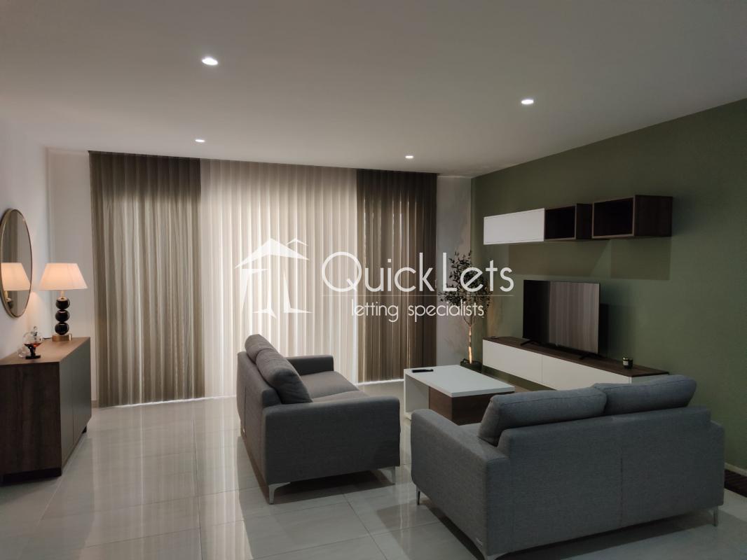 3 Bedroom Ensuite Apartment for Long Let in Lija - €1,800/month