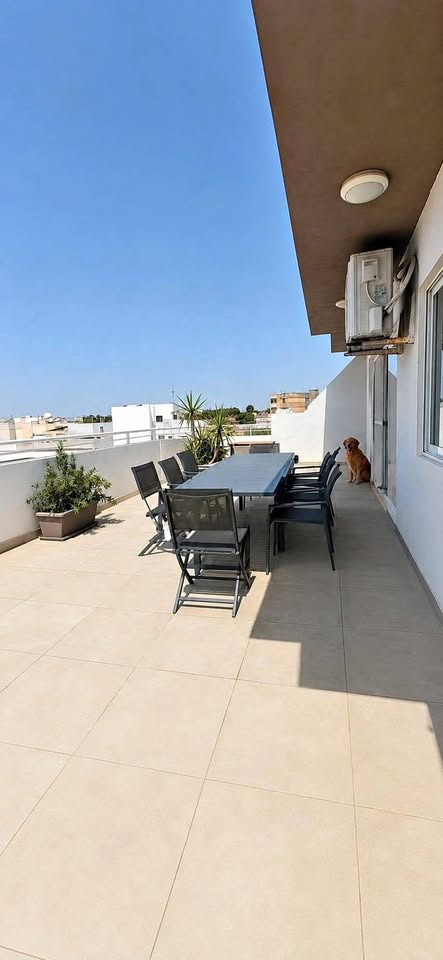Modern 215 sqm 3-Bedroom Corner Penthouse with Massive Terraces in Żejtun