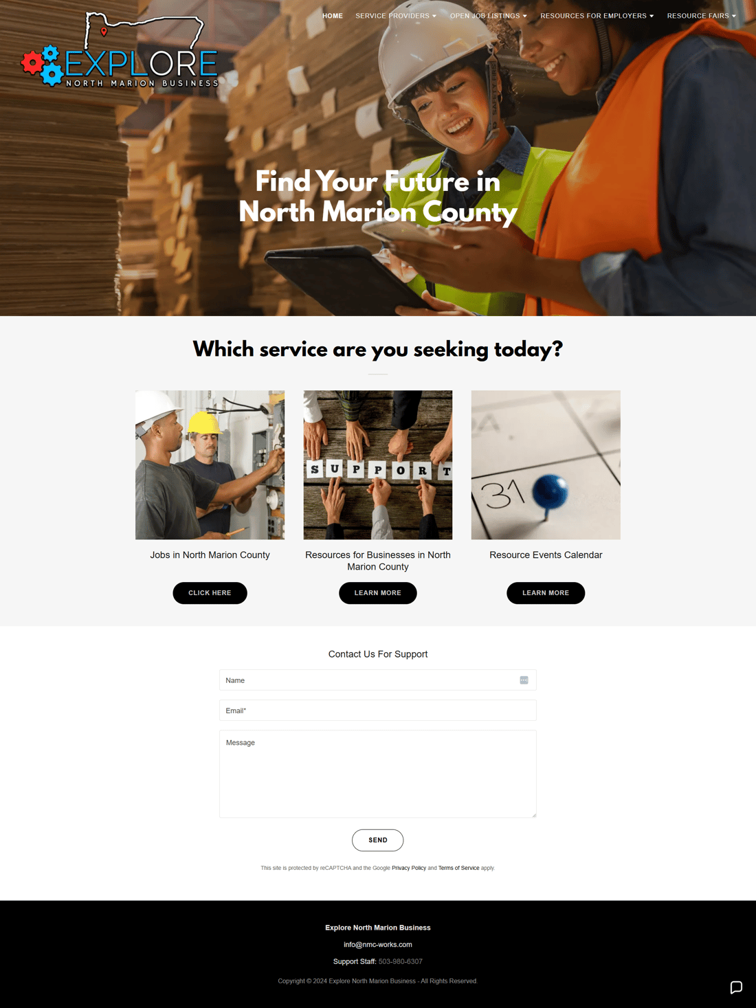 North Marion County Business desktop preview